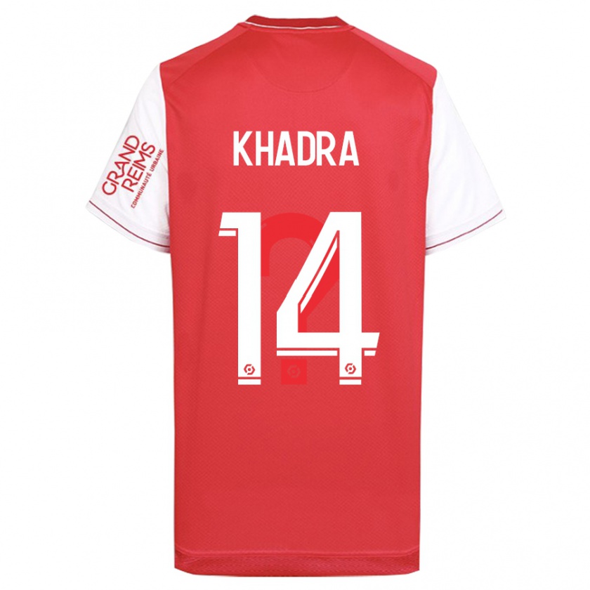 Kandiny Herren Reda Khadra #14 Rot Heimtrikot Trikot 2023/24 T-Shirt