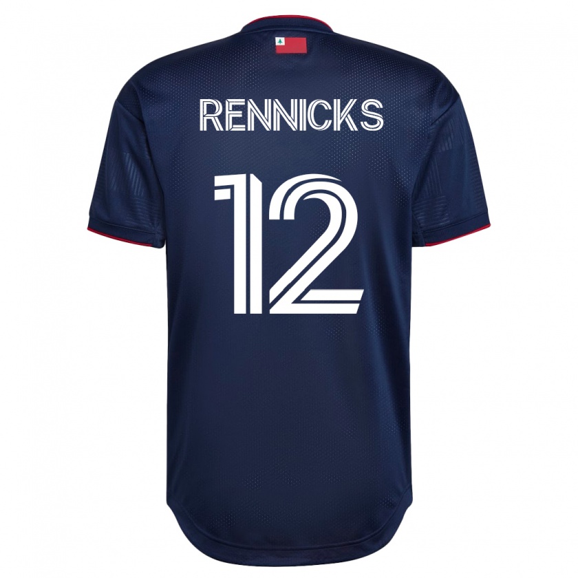 Kandiny Herren Justin Rennicks #12 Marine Heimtrikot Trikot 2023/24 T-Shirt