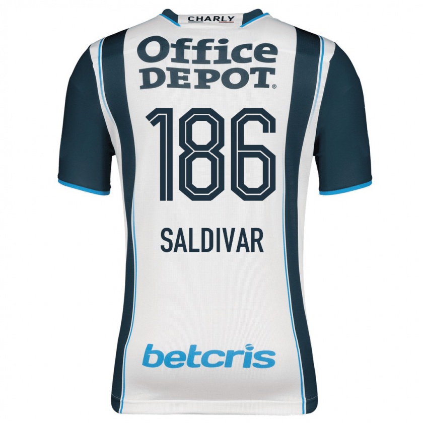 Kandiny Herren José Saldívar #186 Marine Heimtrikot Trikot 2023/24 T-Shirt