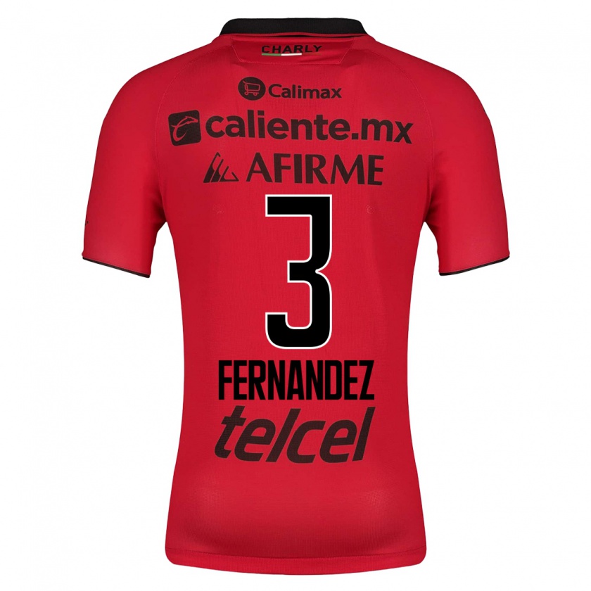 Kandiny Herren Rafael Fernández #3 Rot Heimtrikot Trikot 2023/24 T-Shirt