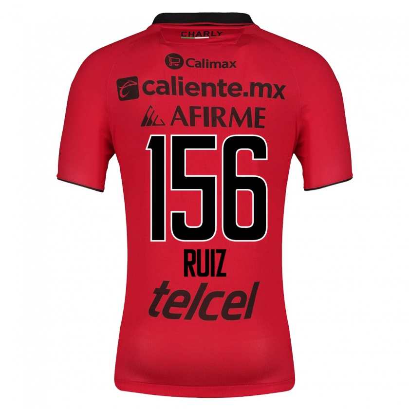 Kandiny Herren Emilio Ruiz #156 Rot Heimtrikot Trikot 2023/24 T-Shirt