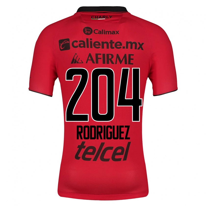 Kandiny Herren Jesús Rodríguez #204 Rot Heimtrikot Trikot 2023/24 T-Shirt