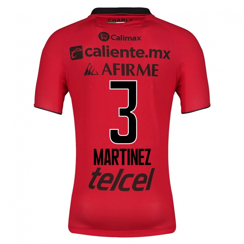 Kandiny Herren Nathaly Martínez #3 Rot Heimtrikot Trikot 2023/24 T-Shirt