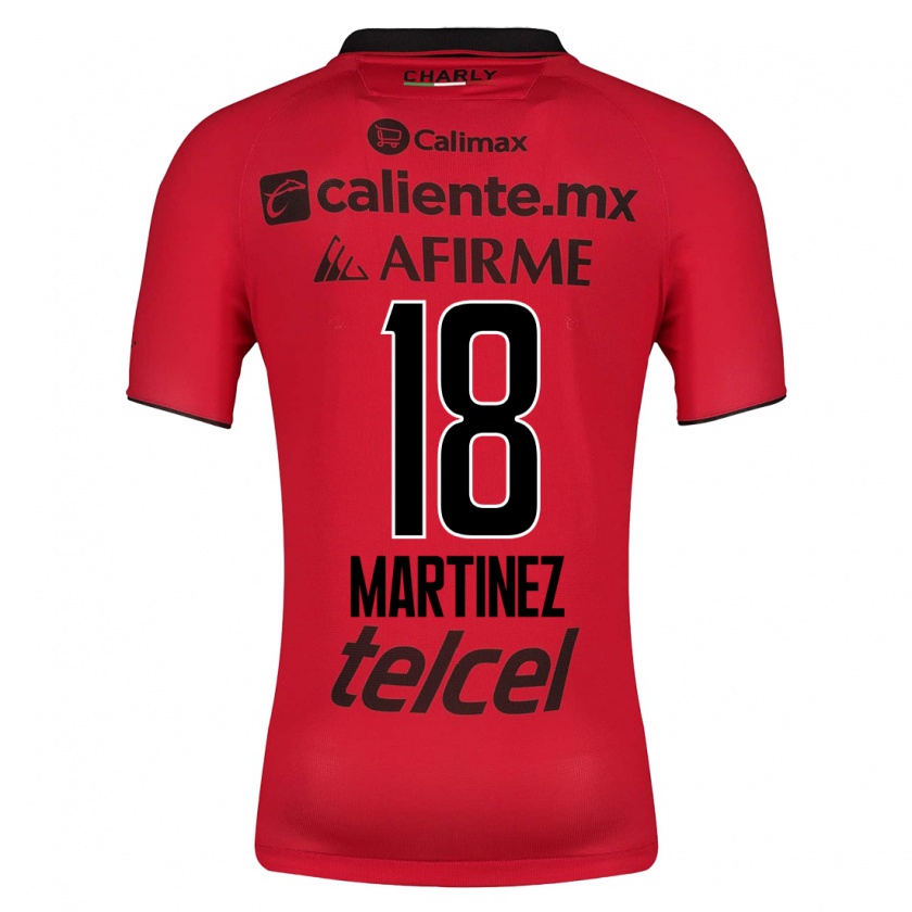 Kandiny Herren Natividad Martínez #18 Rot Heimtrikot Trikot 2023/24 T-Shirt