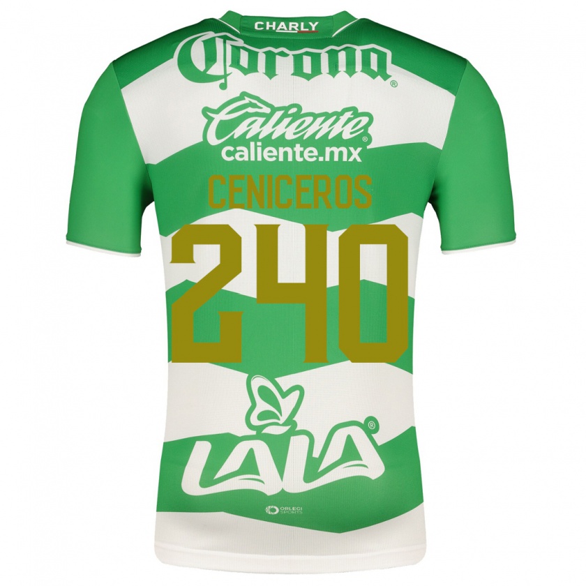 Kandiny Herren Carlos Ceniceros #240 Grün Heimtrikot Trikot 2023/24 T-Shirt