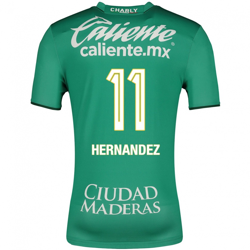 Kandiny Herren Elías Hernández #11 Grün Heimtrikot Trikot 2023/24 T-Shirt