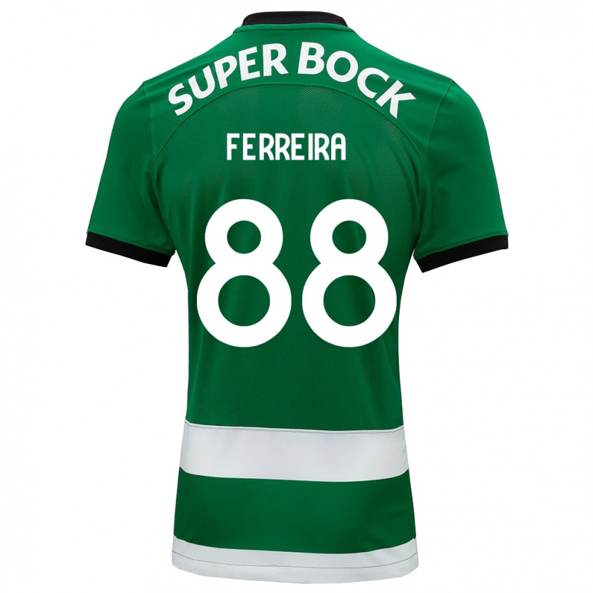 Kandiny Herren Tiago Ferreira #88 Grün Heimtrikot Trikot 2023/24 T-Shirt