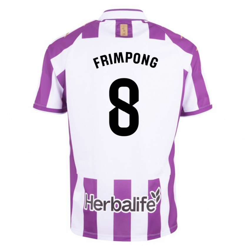 Kandiny Herren Eugene Frimpong #8 Lila Heimtrikot Trikot 2023/24 T-Shirt