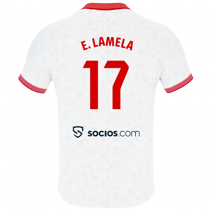 Kandiny Herren Erik Lamela #17 Weiß Heimtrikot Trikot 2023/24 T-Shirt