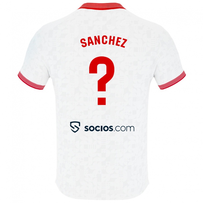 Kandiny Herren Carlos Sanchez #0 Weiß Heimtrikot Trikot 2023/24 T-Shirt