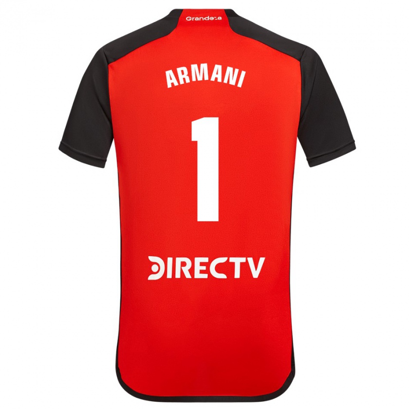 Kandiny Herren Franco Armani #1 Rot Auswärtstrikot Trikot 2023/24 T-Shirt