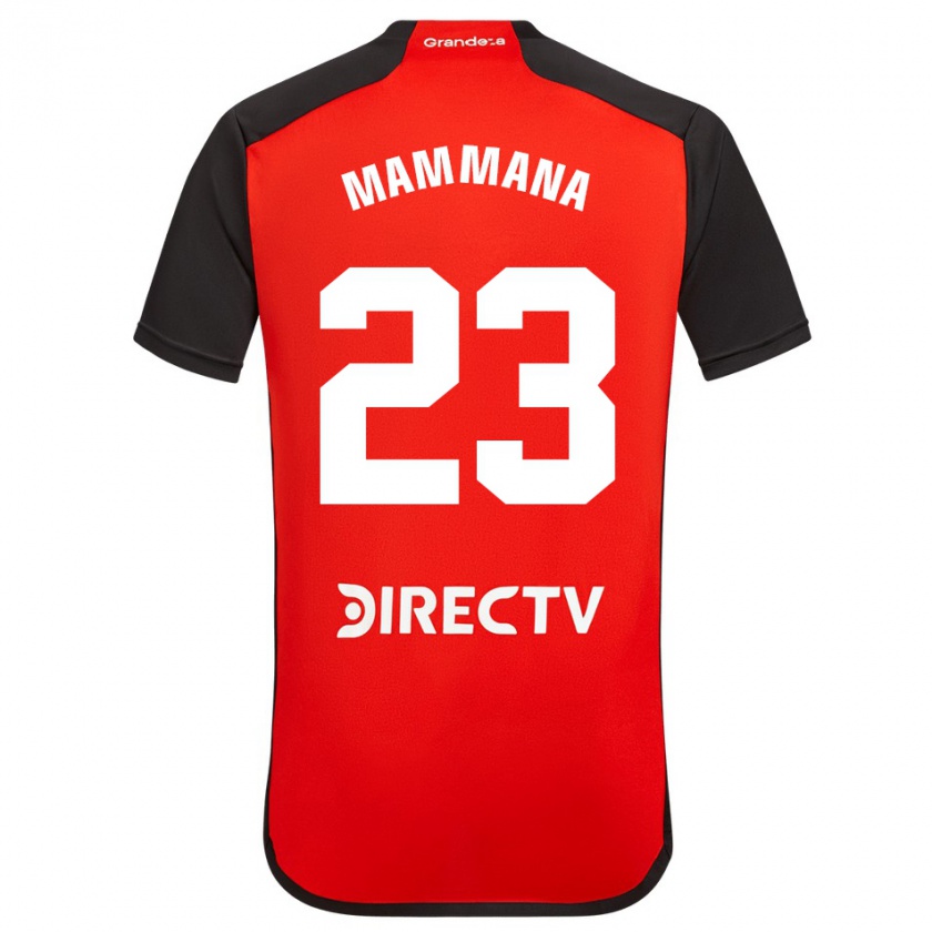 Kandiny Herren Emanuel Mammana #23 Rot Auswärtstrikot Trikot 2023/24 T-Shirt