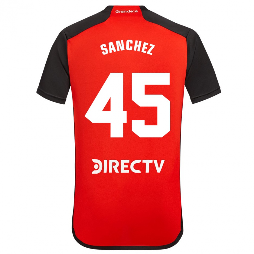Kandiny Herren Sebastián Sánchez #45 Rot Auswärtstrikot Trikot 2023/24 T-Shirt
