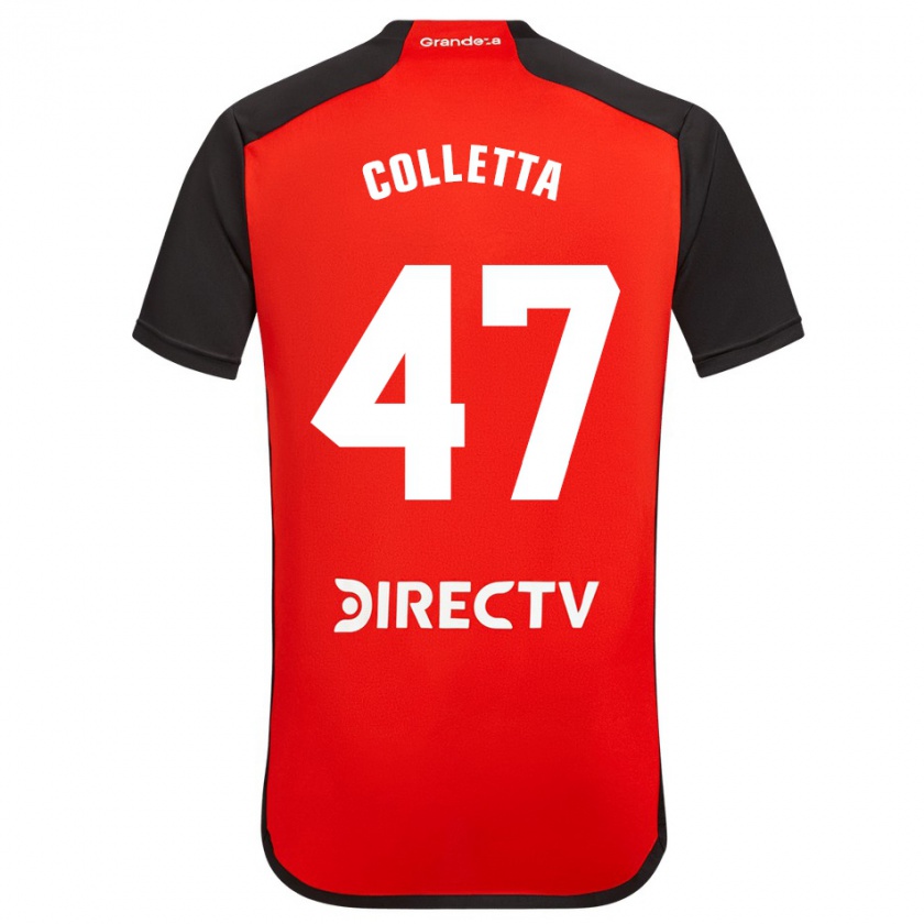 Kandiny Herren Talo Colletta #47 Rot Auswärtstrikot Trikot 2023/24 T-Shirt