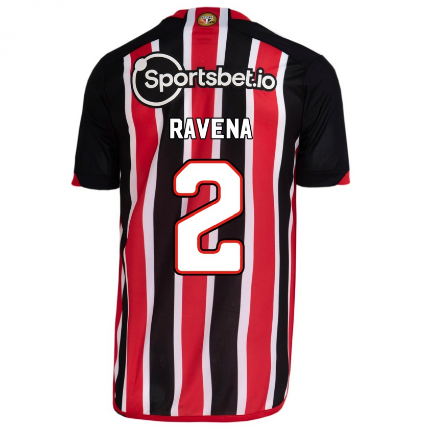 Kandiny Herren Ravena #2 Blau Rot Auswärtstrikot Trikot 2023/24 T-Shirt