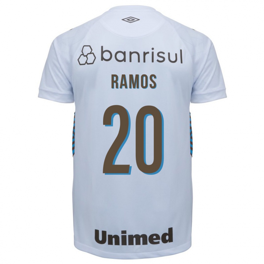 Kandiny Herren Mónica Ramos #20 Weiß Auswärtstrikot Trikot 2023/24 T-Shirt