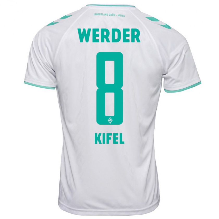 Kandiny Herren Denis Kifel #8 Weiß Auswärtstrikot Trikot 2023/24 T-Shirt