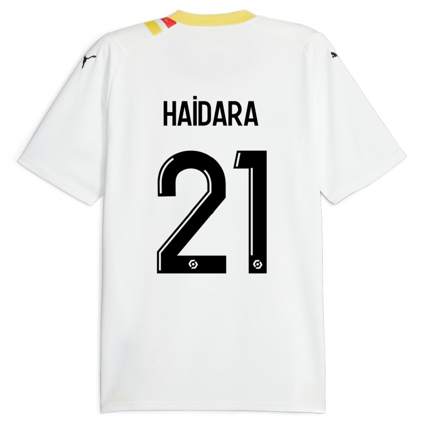 Kandiny Herren Massadio Haidara #21 Schwarz Auswärtstrikot Trikot 2023/24 T-Shirt