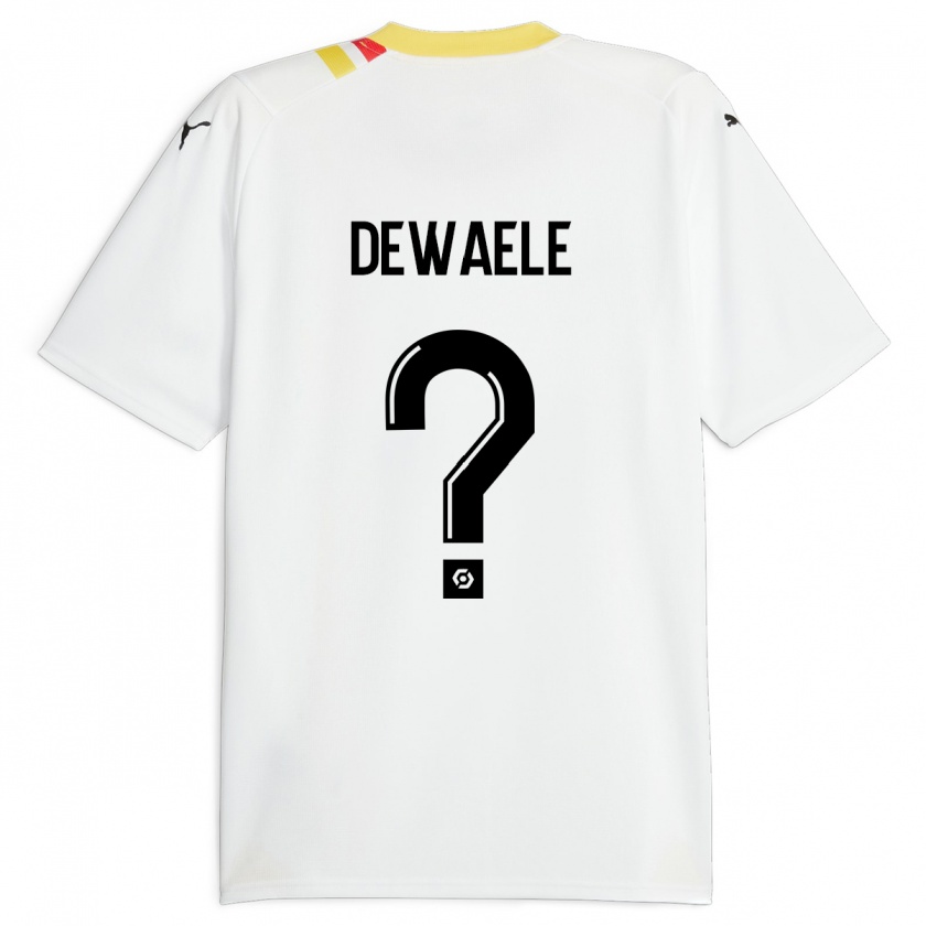 Kandiny Herren Florian Dewaele #0 Schwarz Auswärtstrikot Trikot 2023/24 T-Shirt