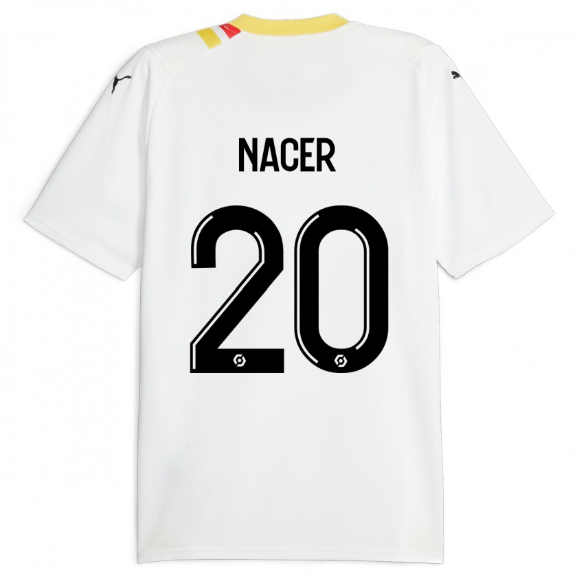 Kandiny Herren Myriem Nacer #20 Schwarz Auswärtstrikot Trikot 2023/24 T-Shirt