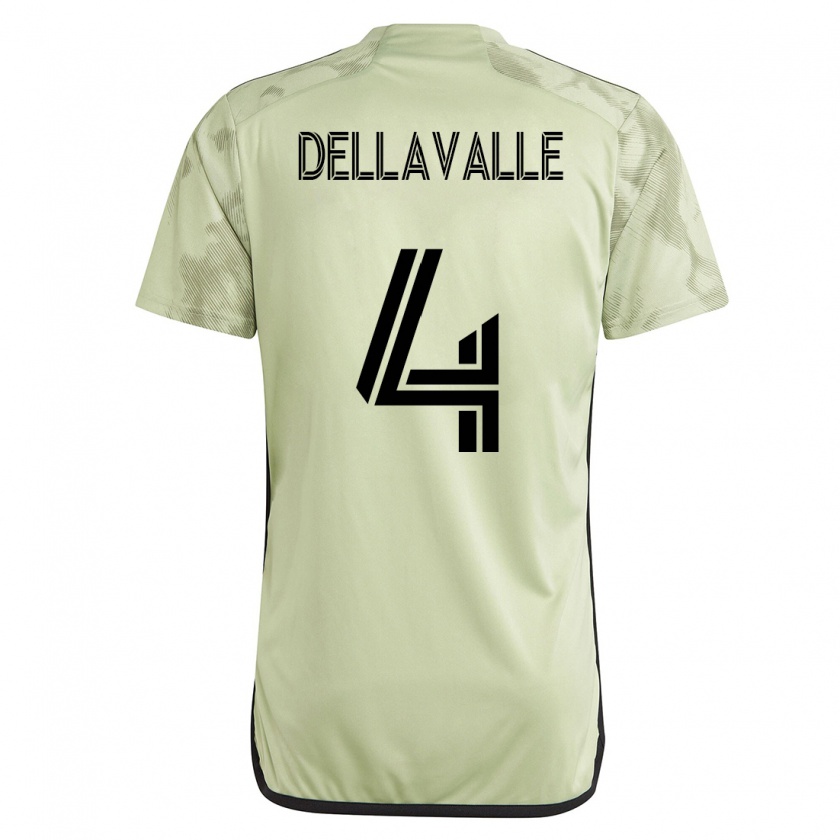 Kandiny Herren Lorenzo Dellavalle #4 Grün Auswärtstrikot Trikot 2023/24 T-Shirt