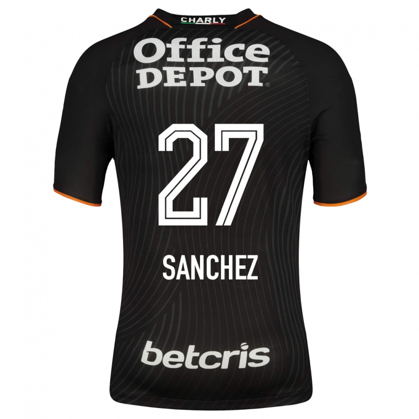 Kandiny Herren Ella Sanchez #27 Schwarz Auswärtstrikot Trikot 2023/24 T-Shirt