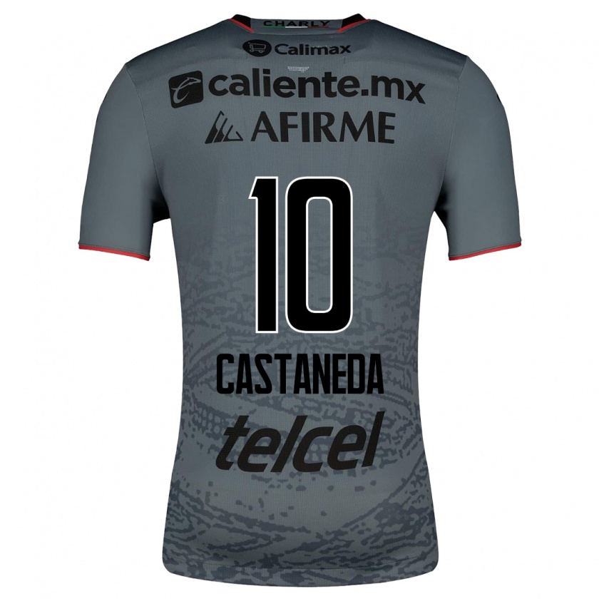 Kandiny Herren Kevin Castañeda #10 Grau Auswärtstrikot Trikot 2023/24 T-Shirt