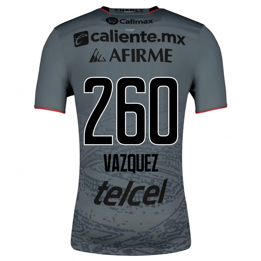 Kandiny Herren Octavio Vázquez #260 Grau Auswärtstrikot Trikot 2023/24 T-Shirt