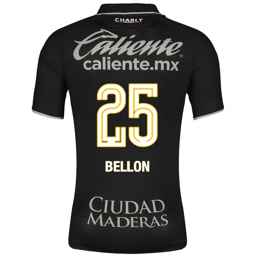 Kandiny Herren Paul Bellón #25 Schwarz Auswärtstrikot Trikot 2023/24 T-Shirt