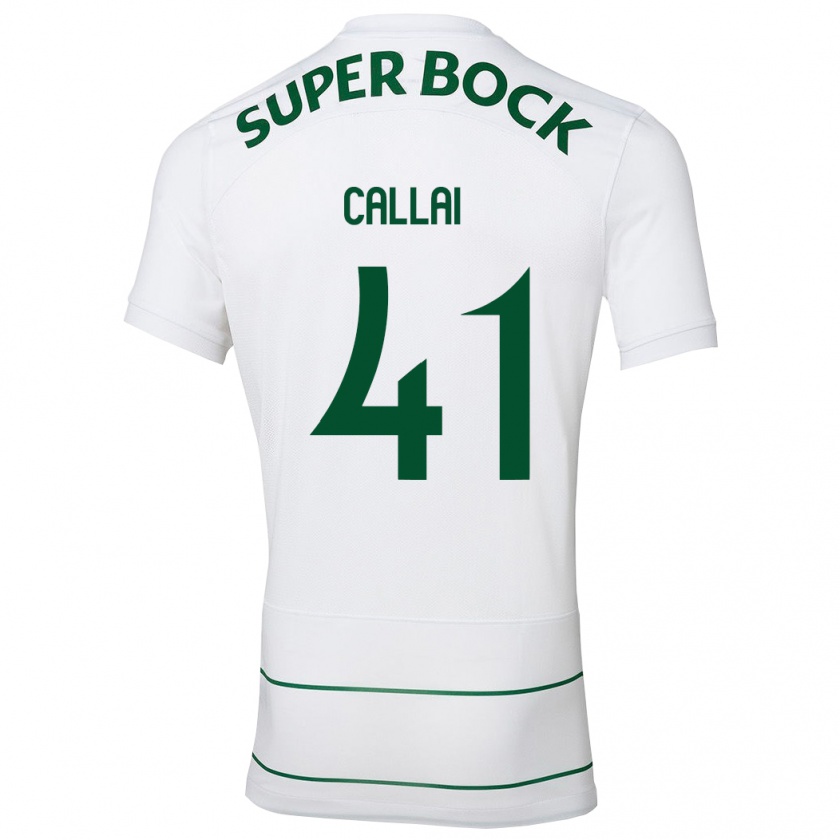 Kandiny Herren Diego Callai #41 Weiß Auswärtstrikot Trikot 2023/24 T-Shirt