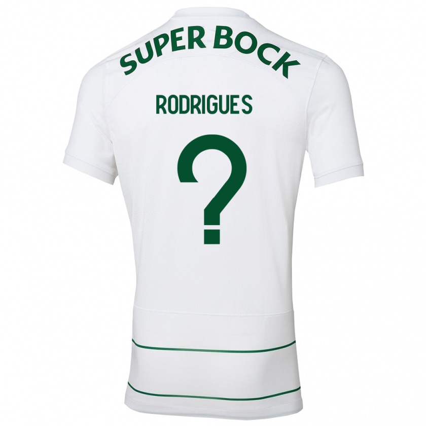 Kandiny Herren João Rodrigues #0 Weiß Auswärtstrikot Trikot 2023/24 T-Shirt
