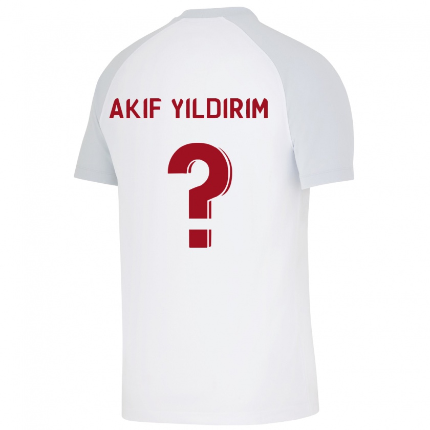 Kandiny Herren Mehmet Akif Yıldırım #0 Weiß Auswärtstrikot Trikot 2023/24 T-Shirt