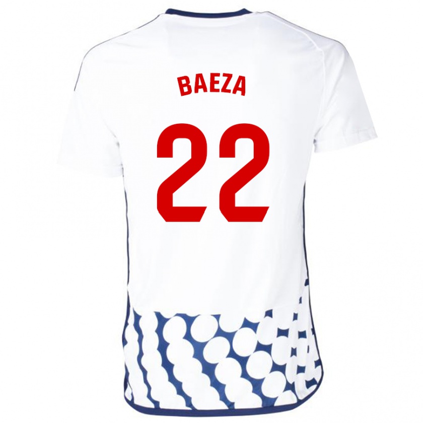 Kandiny Herren Miguel Baeza #22 Weiß Auswärtstrikot Trikot 2023/24 T-Shirt