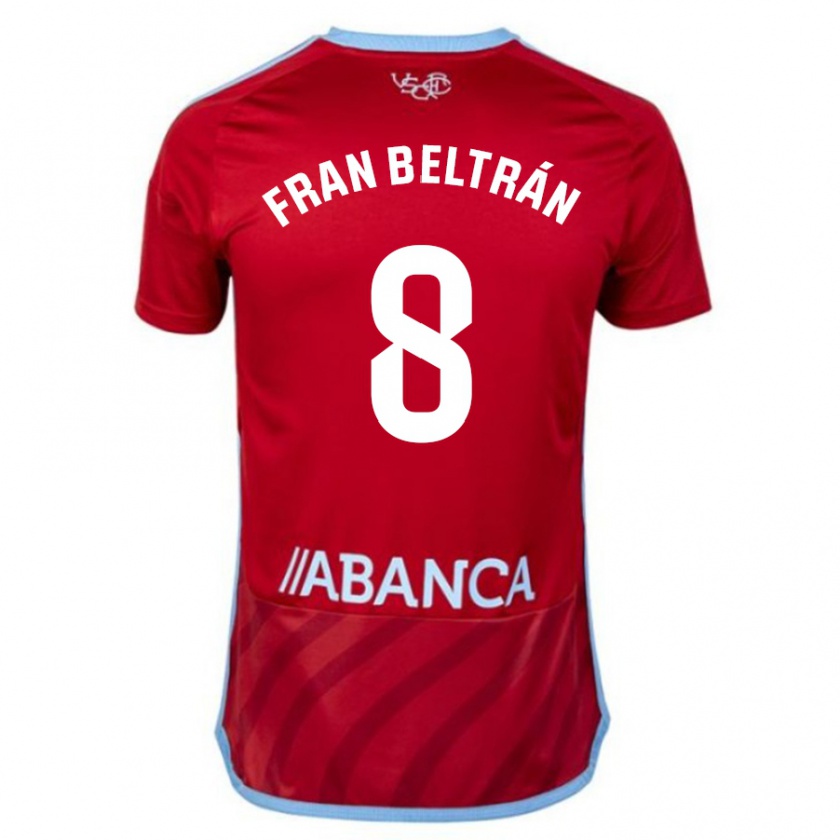Kandiny Herren Fran Beltrán #8 Rot Auswärtstrikot Trikot 2023/24 T-Shirt