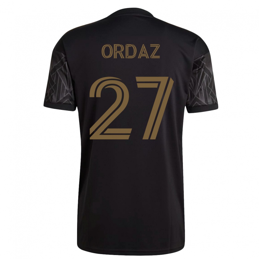 Kandiny Damen Nathan Ordaz #27 Schwarz Heimtrikot Trikot 2023/24 T-Shirt