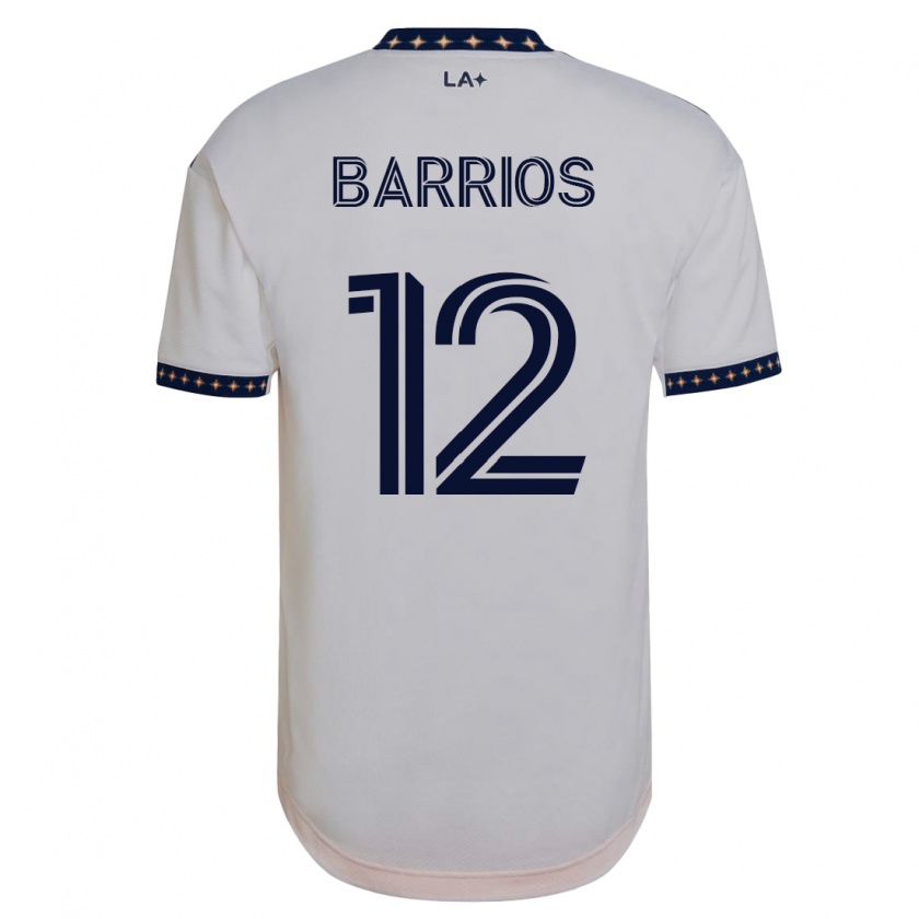 Kandiny Damen Michael Barrios #12 Weiß Heimtrikot Trikot 2023/24 T-Shirt