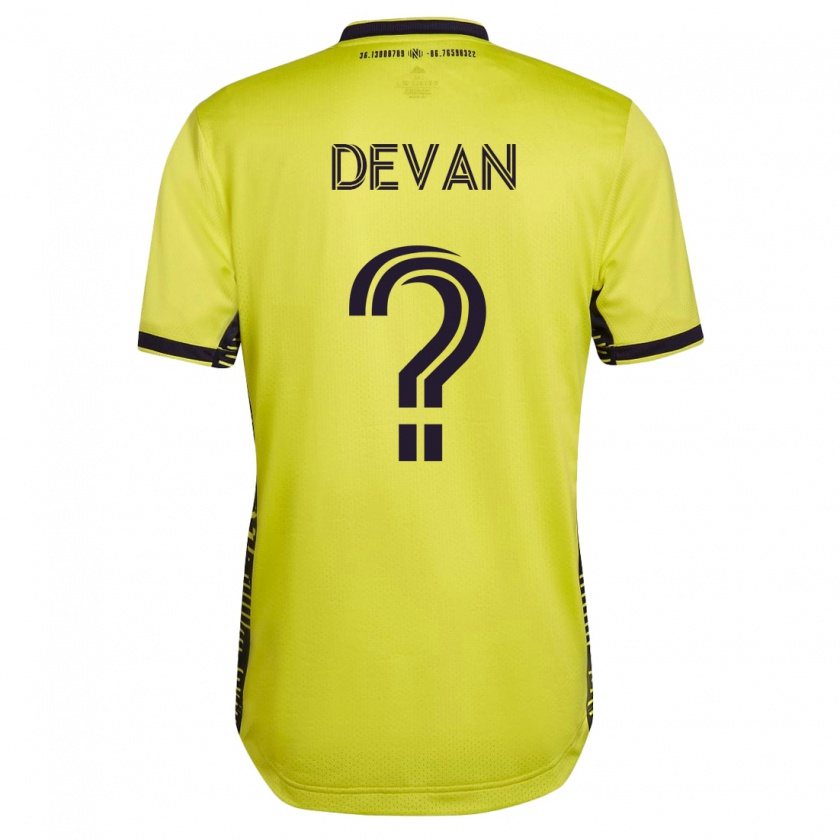 Kandiny Damen Liam Devan #0 Gelb Heimtrikot Trikot 2023/24 T-Shirt