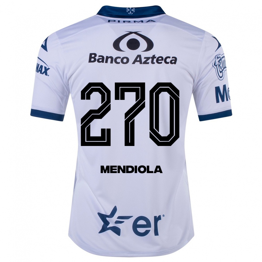 Kandiny Damen Carlos Mendiola #270 Weiß Heimtrikot Trikot 2023/24 T-Shirt