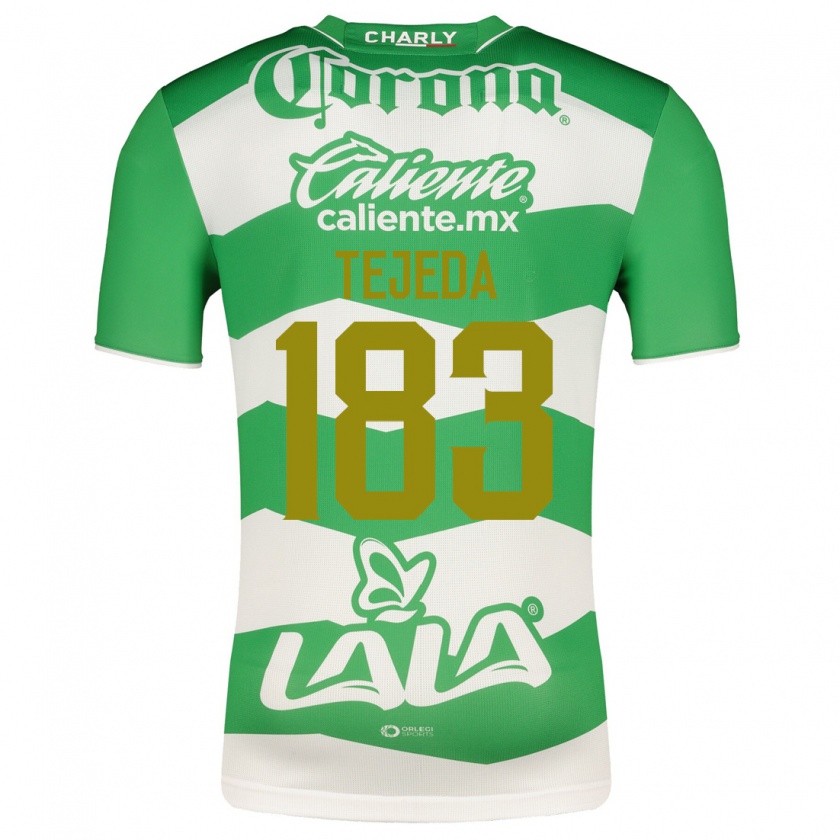 Kandiny Damen Juan Tejeda #183 Grün Heimtrikot Trikot 2023/24 T-Shirt