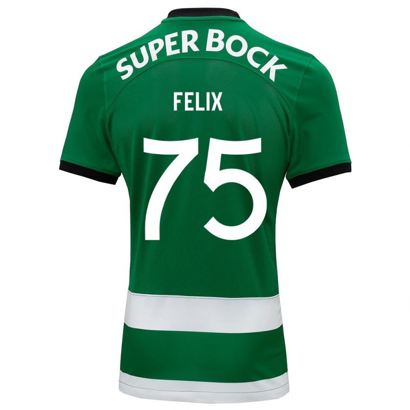 Kandiny Damen Vando Félix #75 Grün Heimtrikot Trikot 2023/24 T-Shirt