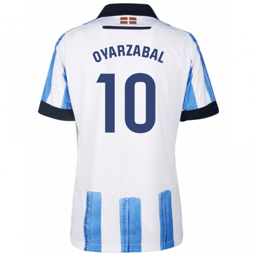 Kandiny Damen Mikel Oyarzabal #10 Blau Weiss Heimtrikot Trikot 2023/24 T-Shirt