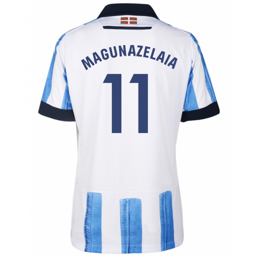 Kandiny Damen Jon Magunazelaia #11 Blau Weiss Heimtrikot Trikot 2023/24 T-Shirt