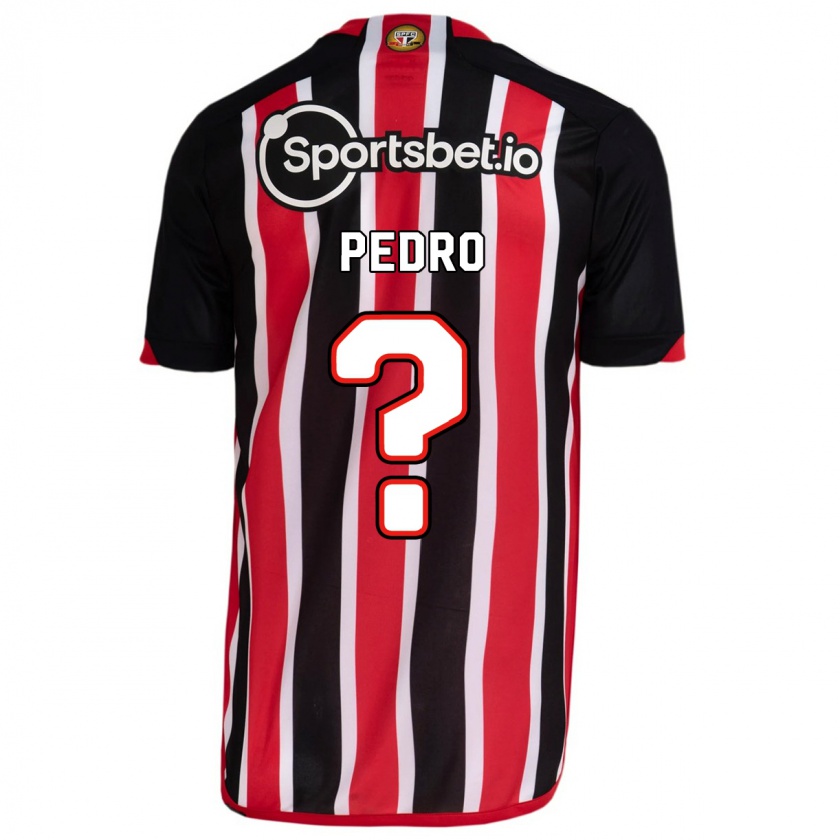 Kandiny Damen João Pedro #0 Blau Rot Auswärtstrikot Trikot 2023/24 T-Shirt