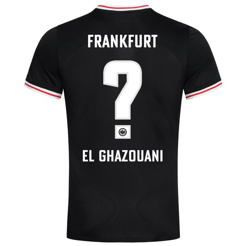 Kandiny Damen Mohamed El Ghazouani #0 Schwarz Auswärtstrikot Trikot 2023/24 T-Shirt