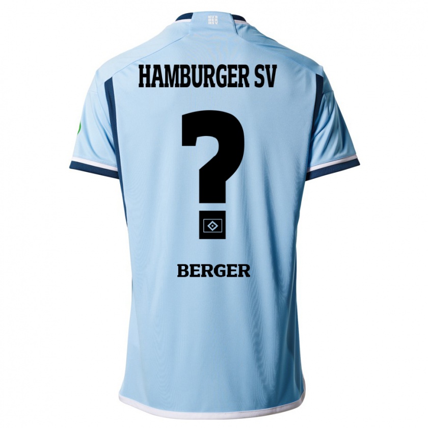 Kandiny Damen Jean Berger #0 Blau Auswärtstrikot Trikot 2023/24 T-Shirt