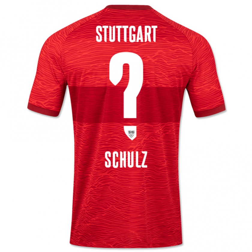 Kandiny Damen Tim Schulz #0 Rot Auswärtstrikot Trikot 2023/24 T-Shirt