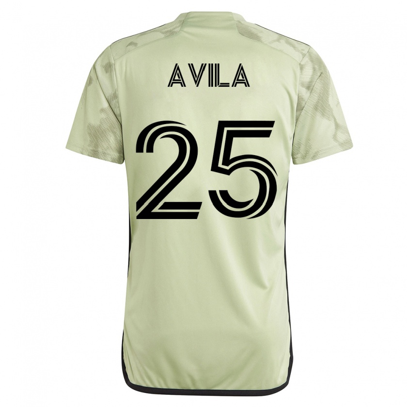 Kandiny Damen Armando Avila #25 Grün Auswärtstrikot Trikot 2023/24 T-Shirt