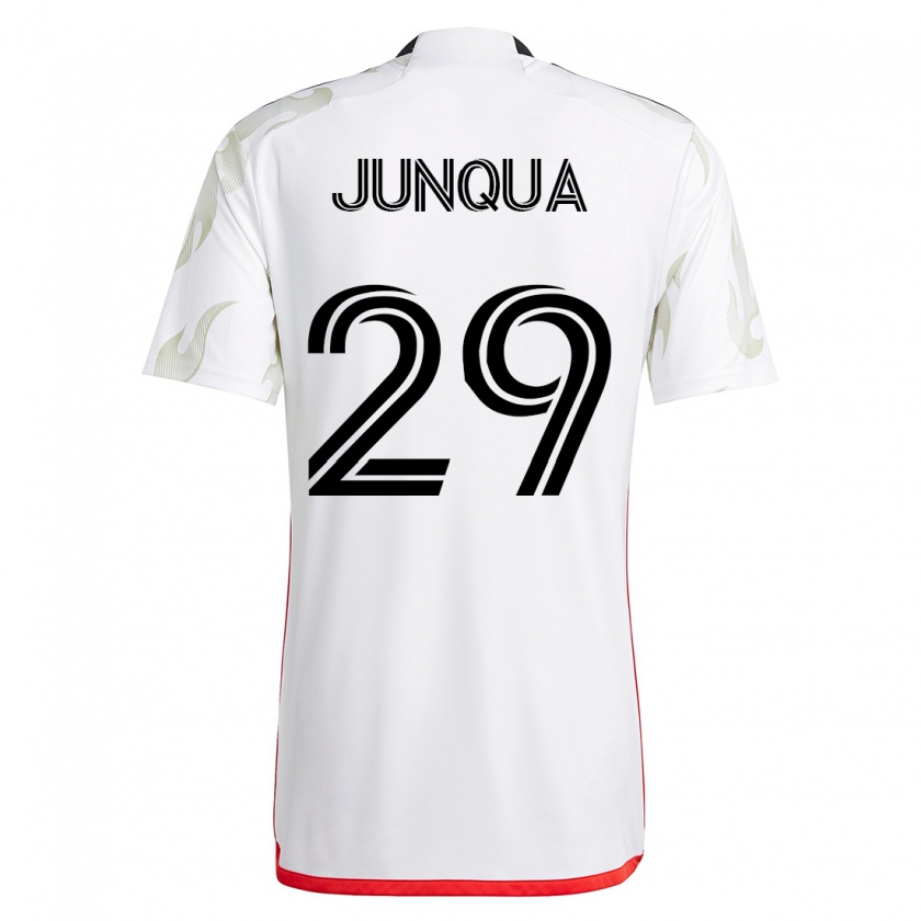 Kandiny Damen Sam Junqua #29 Weiß Auswärtstrikot Trikot 2023/24 T-Shirt