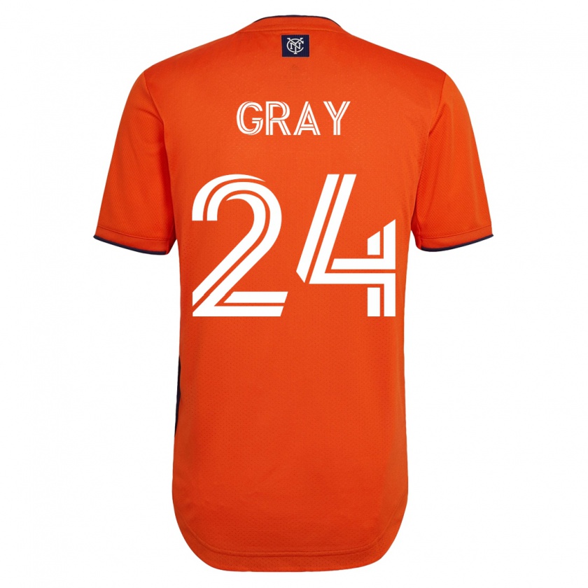 Kandiny Damen Tayvon Gray #24 Schwarz Auswärtstrikot Trikot 2023/24 T-Shirt