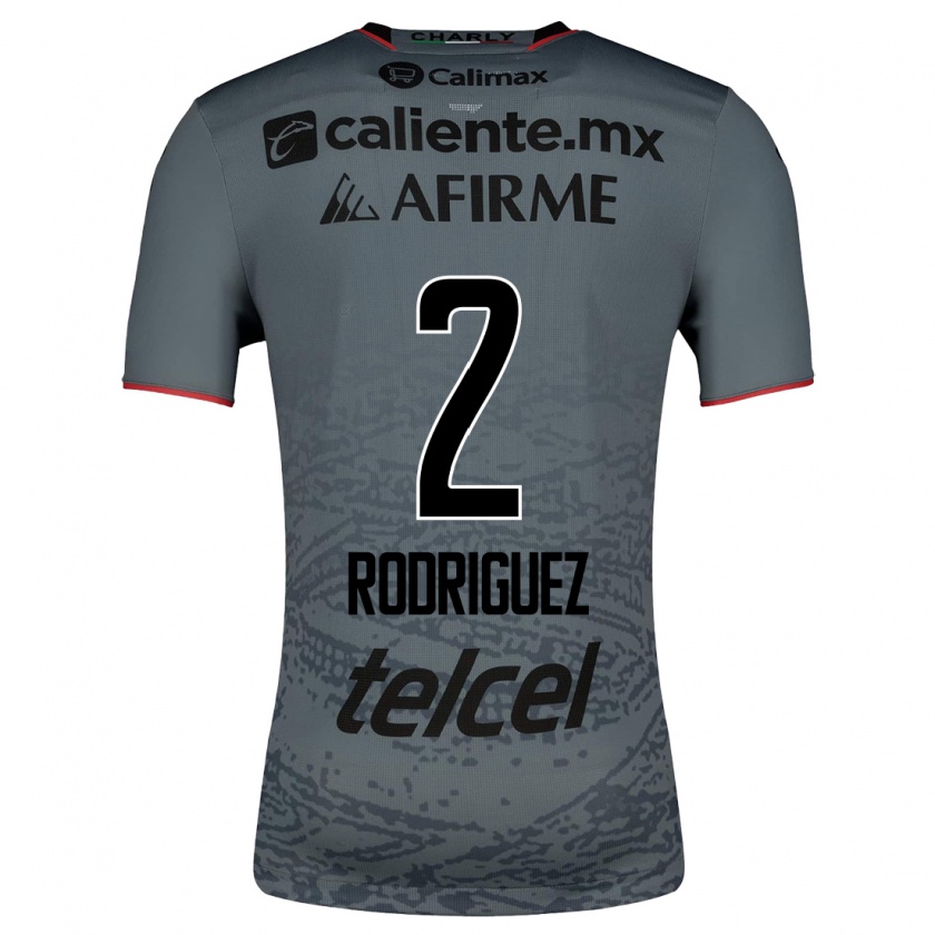 Kandiny Damen Antonio Rodríguez #2 Grau Auswärtstrikot Trikot 2023/24 T-Shirt